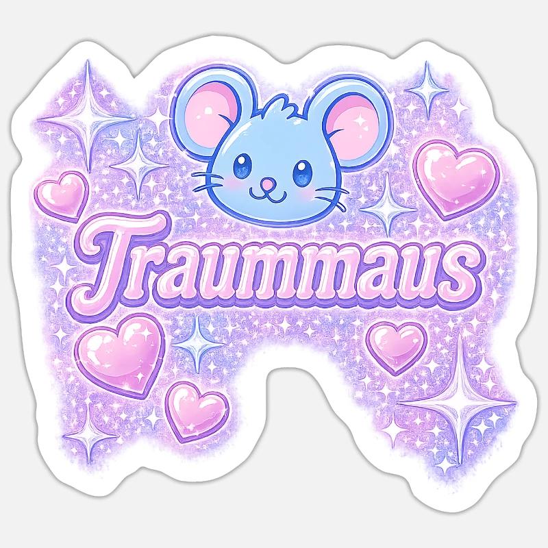 Dream mouse / design Y2K Sticker taille S (10 x 10 cm)
