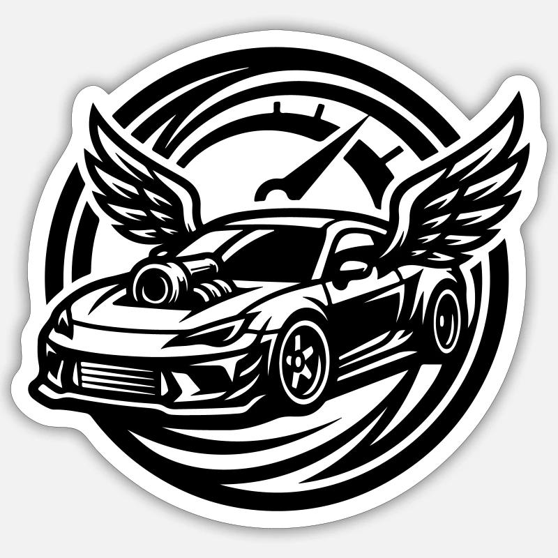 Auto Tuning Tacho Sticker Größe S (10 x 10 cm)