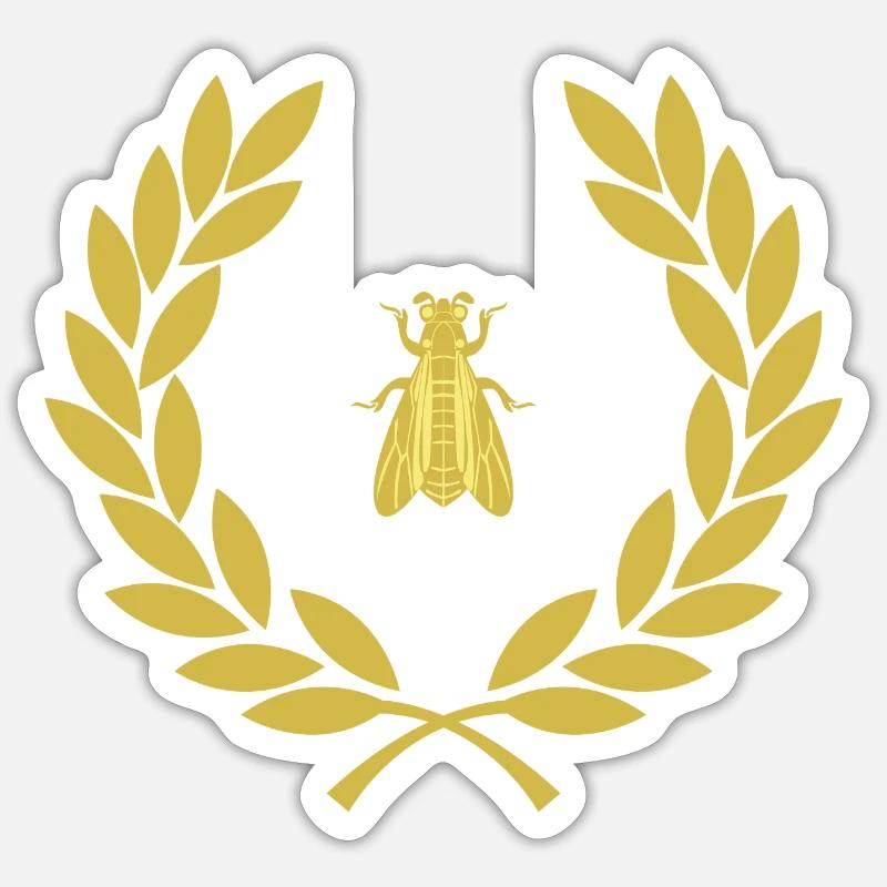 Napoleonic Bee Sticker size S (10 x 10 cm)