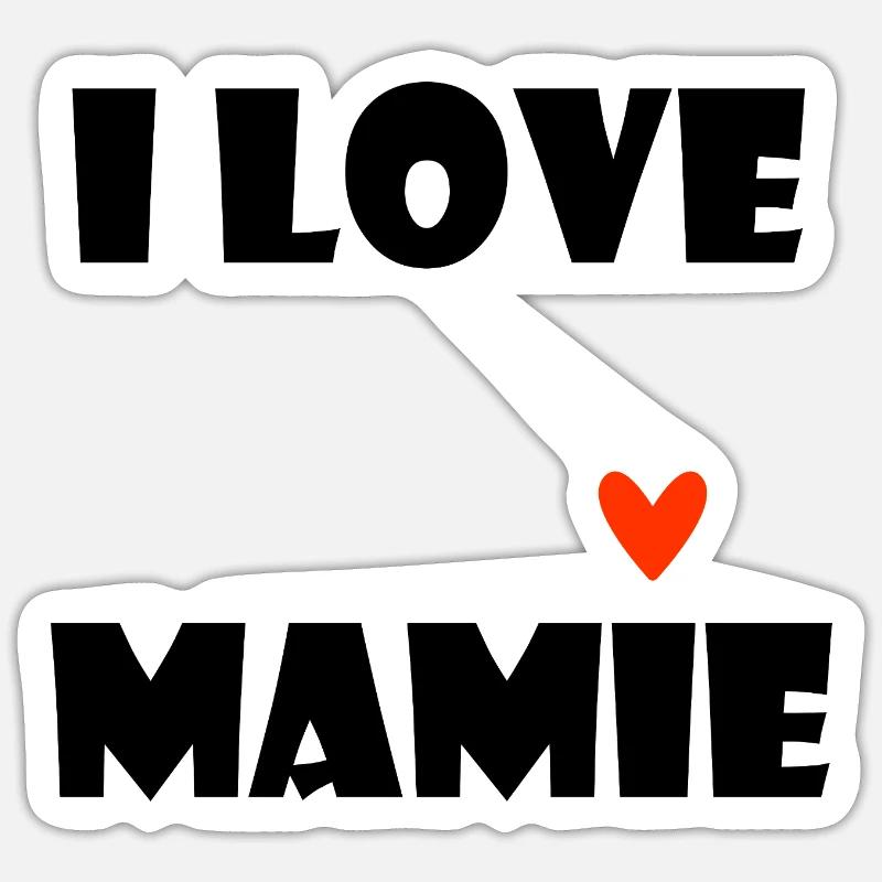 OMA. MAMA. GROSSMUTTER. MUTTERTAG. Sticker Größe S (10 x 10 cm)