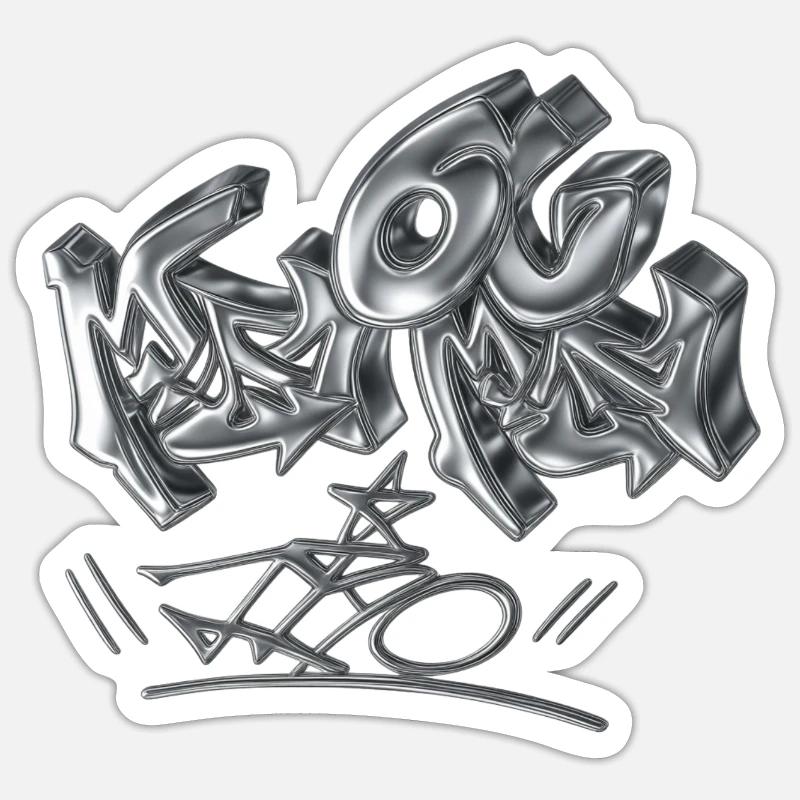 Sticker Größe S (10 x 10 cm) - 