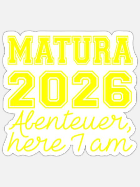 - Sticker size S (10 x 10 cm) - white matte