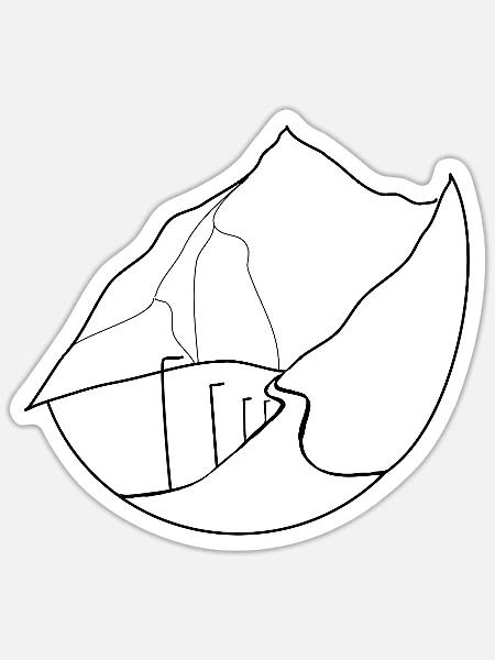 Madeira - Sticker Größe S (10 x 10 cm) - Mattweiß