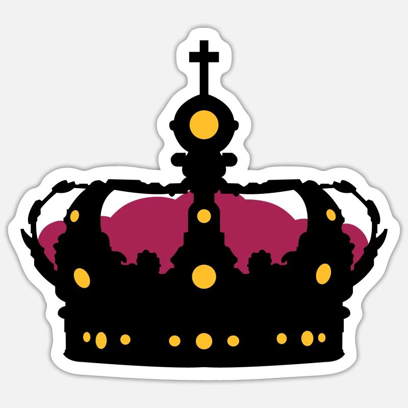 krona Sticker size S (10 x 10 cm)