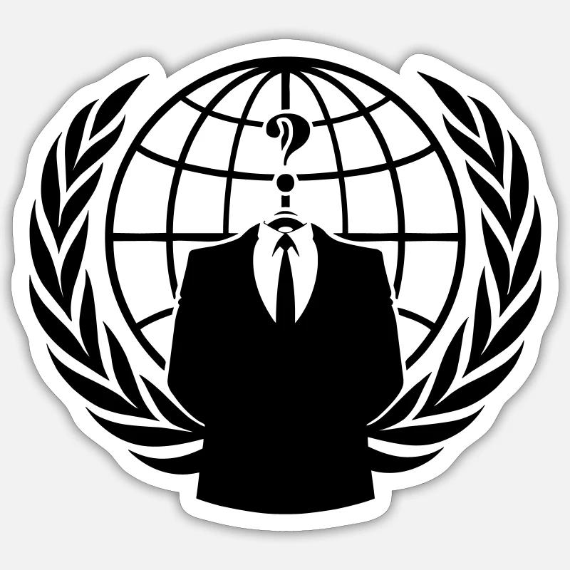 ANONYMOUS Sticker Größe S (10 x 10 cm)