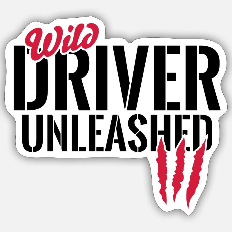 Wild rider unleashed Sticker size S (10 x 10 cm)