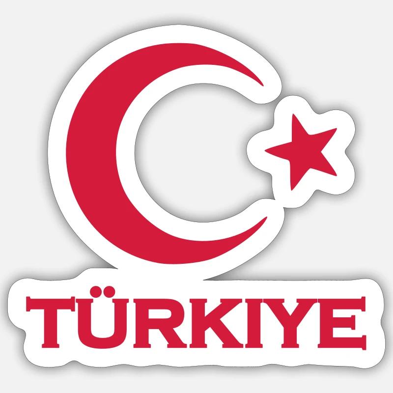 Turkey - Sticker size S (10 x 10 cm) - white matte