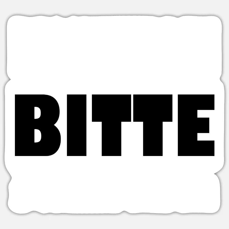 Beschwerden bitte schriftlich Sticker Größe S (10 x 10 cm)