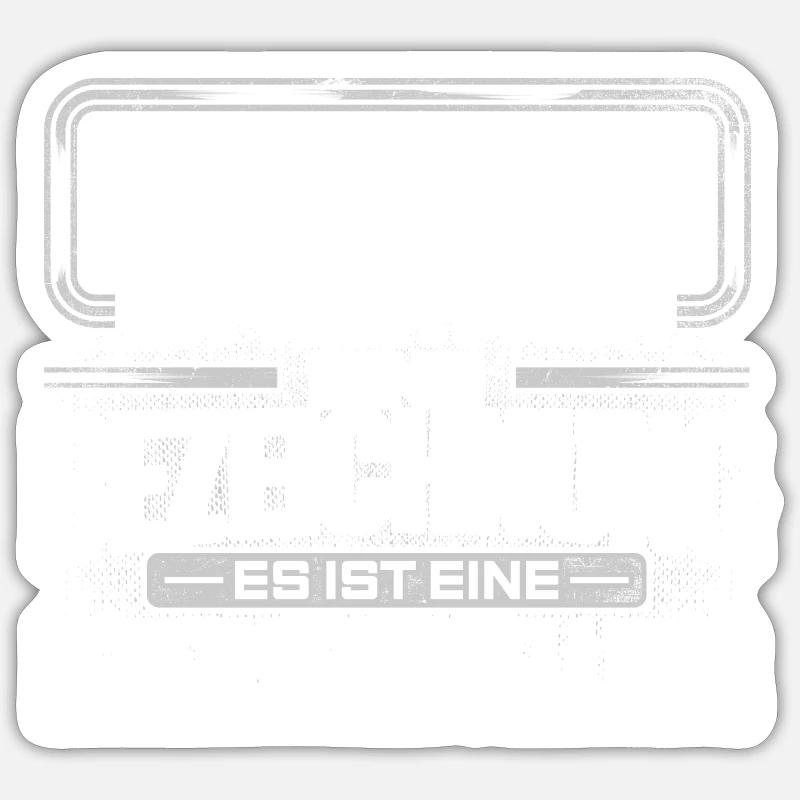 COACH - Leben - Sticker Größe S (10 x 10 cm) - Mattweiß