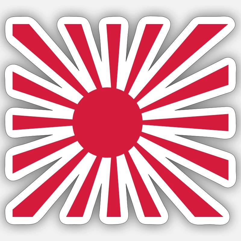 Anime - Sticker taille S (10 x 10 cm) - blanc mat