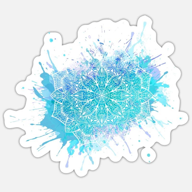 Mandala Sticker size S (10 x 10 cm)