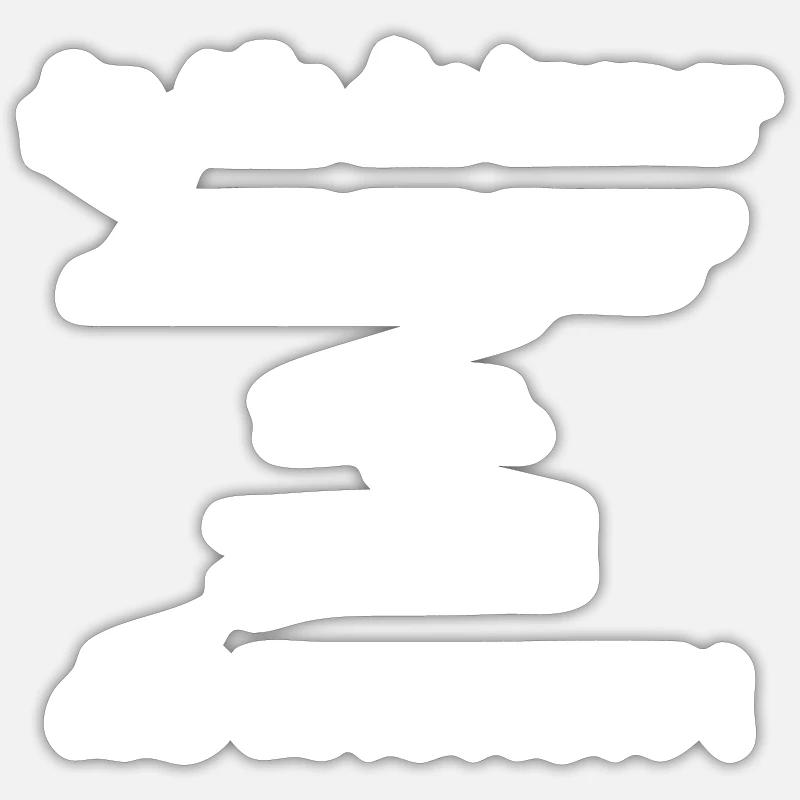 Das Einzigste Sticker Größe S (10 x 10 cm)