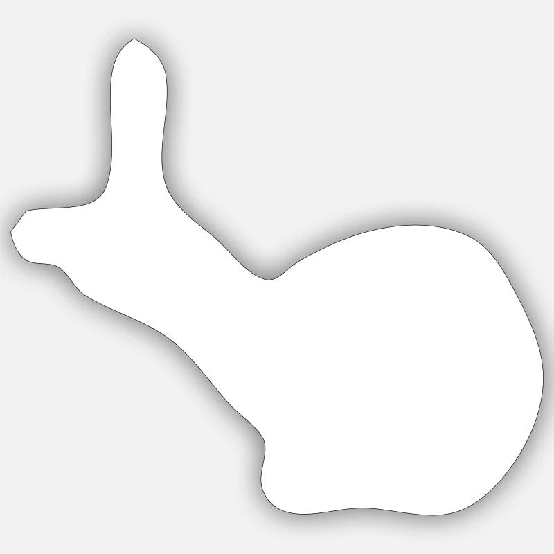 snail - Sticker size S (10 x 10 cm) - white matte
