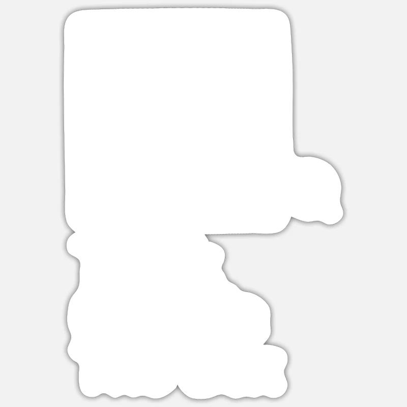 XASTY nerd science math physics teacher fun Sticker size S (10 x 10 cm)