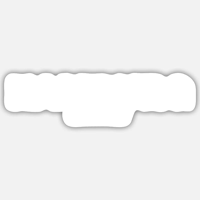 Hambourg - Sticker taille S (10 x 10 cm) - blanc mat