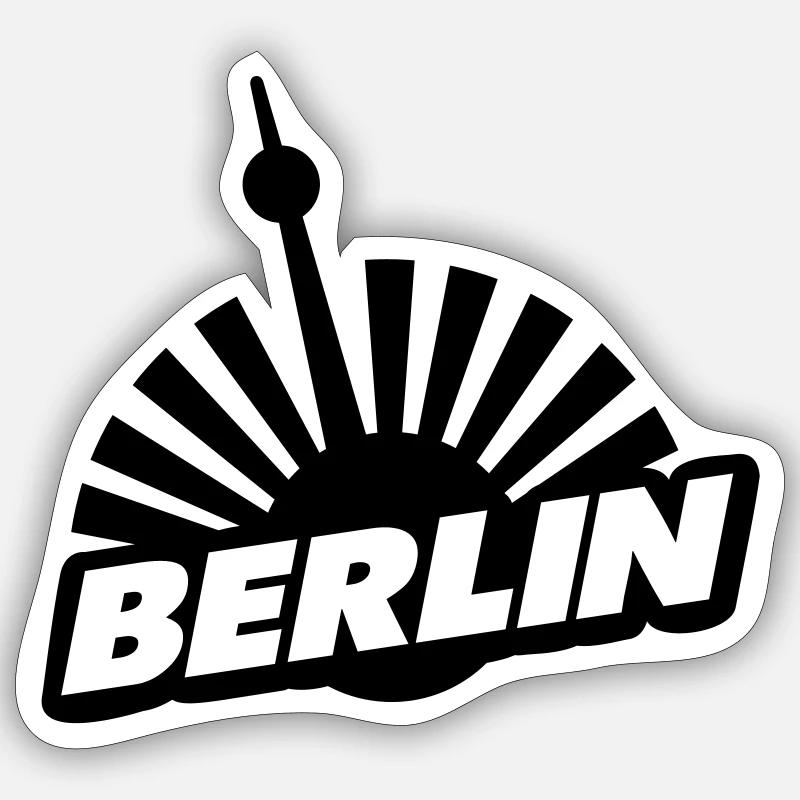 berlin Sticker size S (10 x 10 cm)