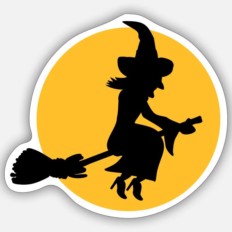 Witch Sticker size S (10 x 10 cm)
