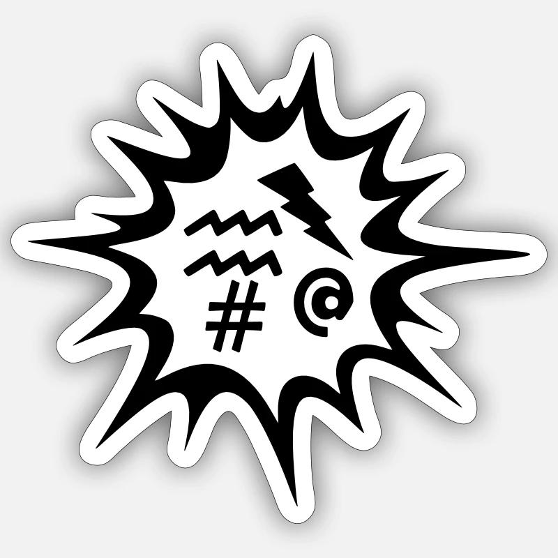 Rage Sticker size S (10 x 10 cm)