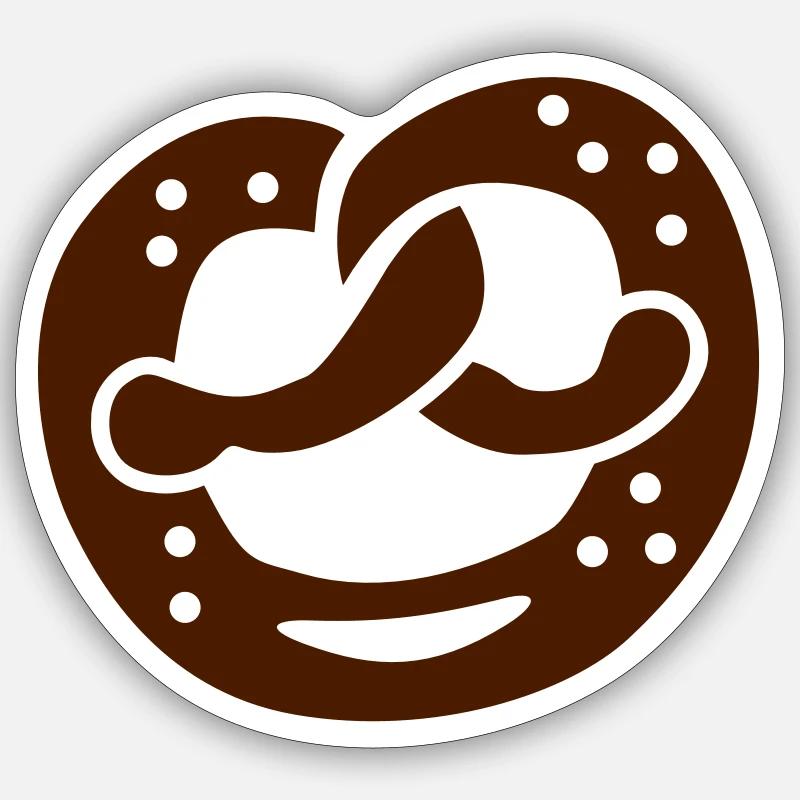 Pretzel Sticker size S (10 x 10 cm)