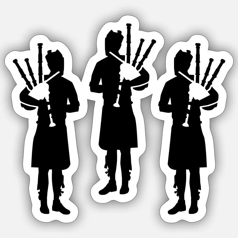 Dudelsack Sticker Größe S (10 x 10 cm)