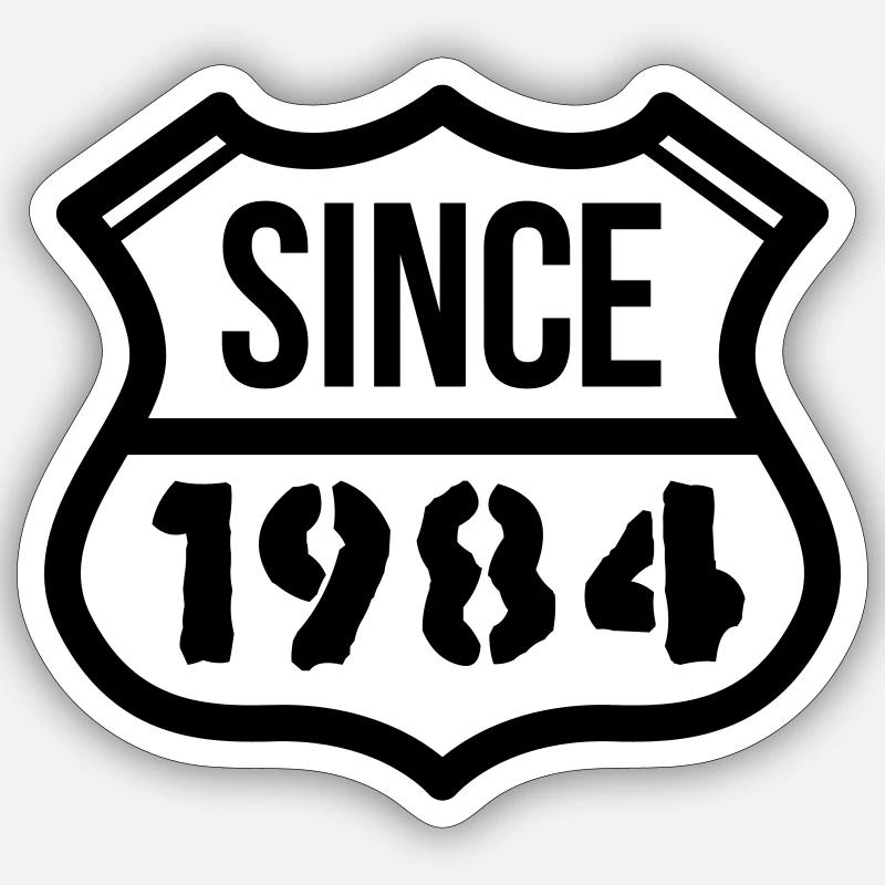 1984 Sticker size S (10 x 10 cm)