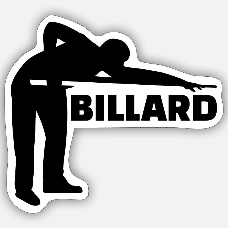 Billard Sticker Größe S (10 x 10 cm)