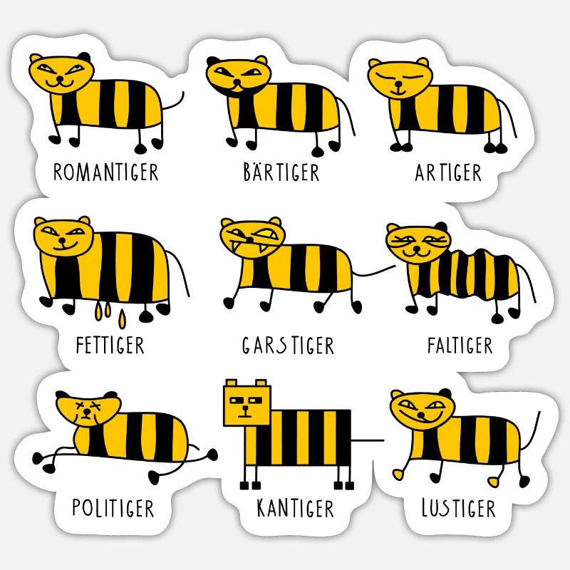 Sticker Größe S (10 x 10 cm) - 