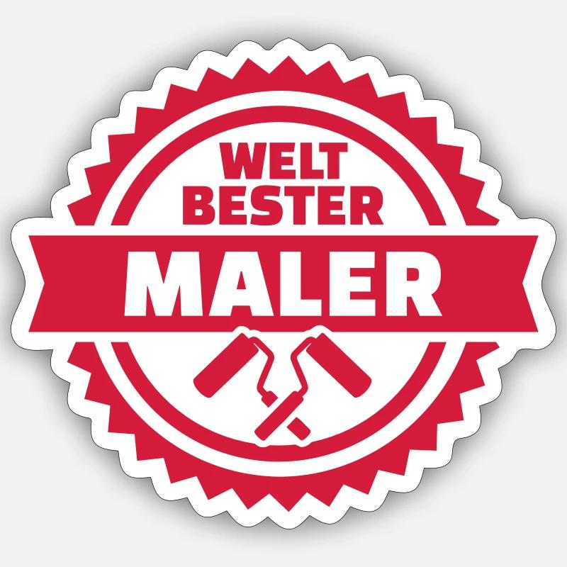 Maler Sticker Größe S (10 x 10 cm)