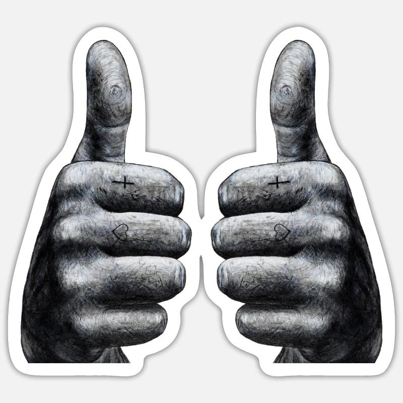 Sticker Größe S (10 x 10 cm) - 