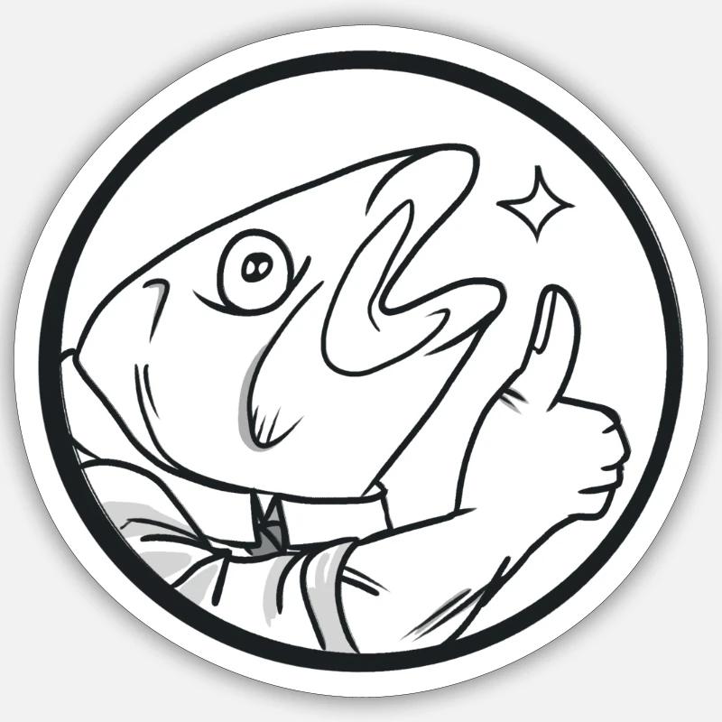 Sticker taille S (10 x 10 cm) - 