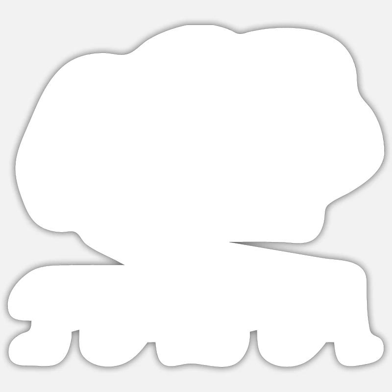 Chef Papa - Top Chef - Sticker taille S (10 x 10 cm) - blanc mat