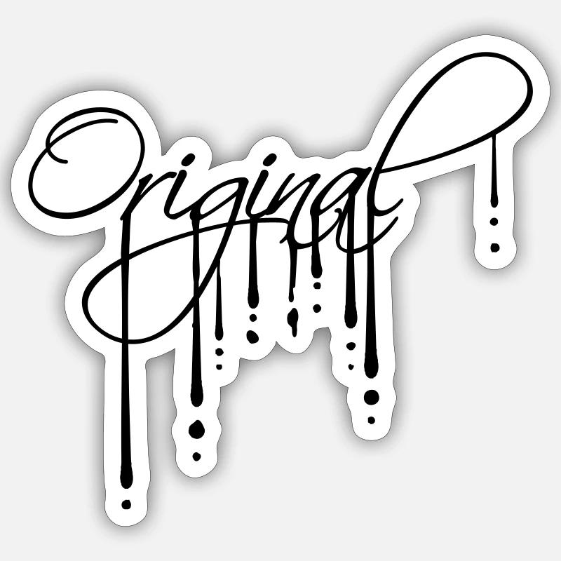 Logo Graffiti Original Sticker Größe S (10 x 10 cm)