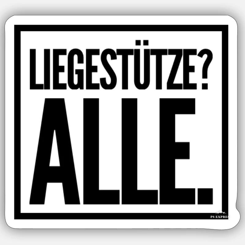 Sticker Größe S (10 x 10 cm) - 