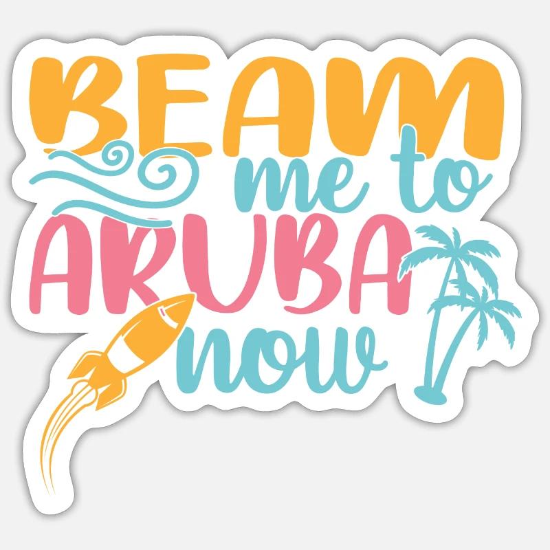 Aruba Sticker size S (10 x 10 cm)