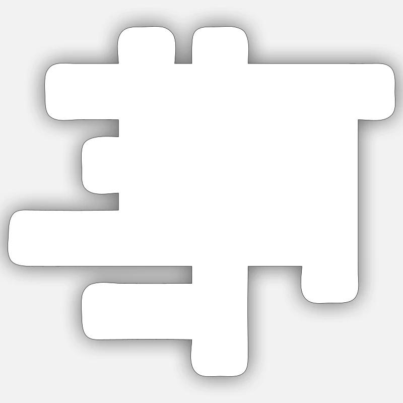 Crossword puzzle Sticker size S (10 x 10 cm)