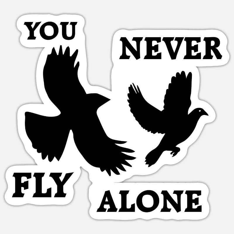 Oiseau perruche perruche perruche - Sticker taille S (10 x 10 cm) - blanc mat