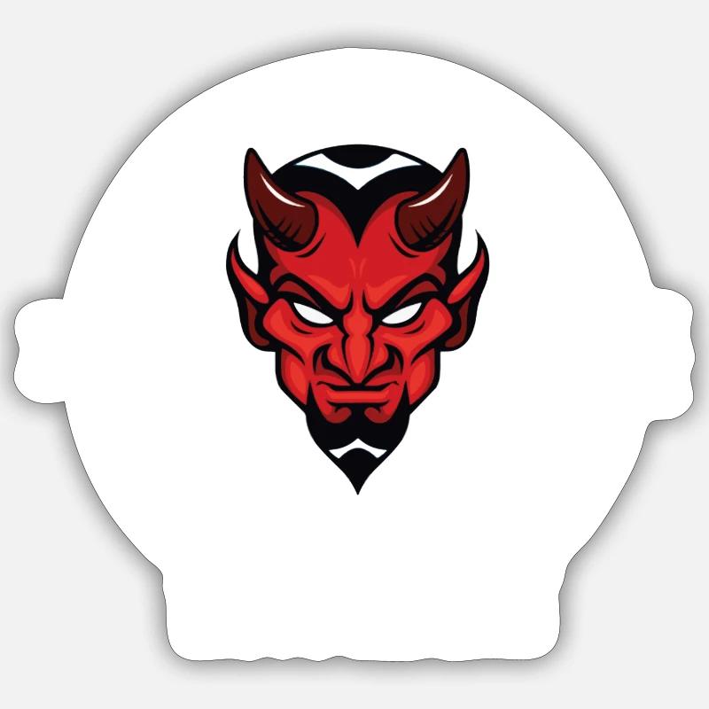 DEVILS MOTO RIDERS Sticker taille S (10 x 10 cm)