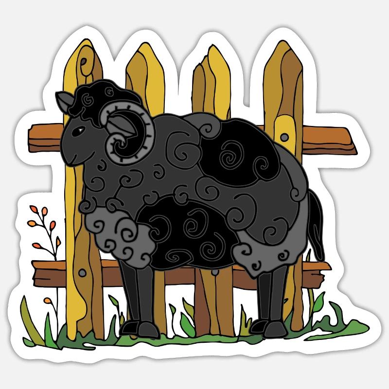 Ram Sticker size S (10 x 10 cm)