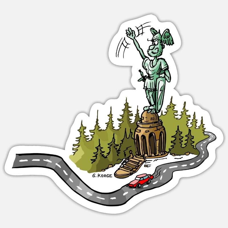 Hermann Sticker taille S (10 x 10 cm)