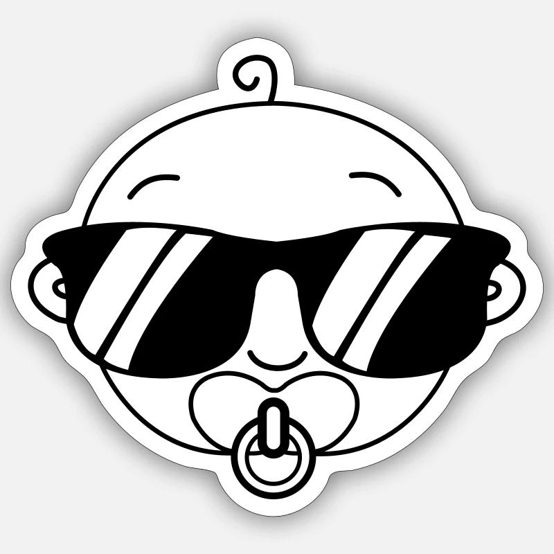 bébé Sticker taille S (10 x 10 cm)