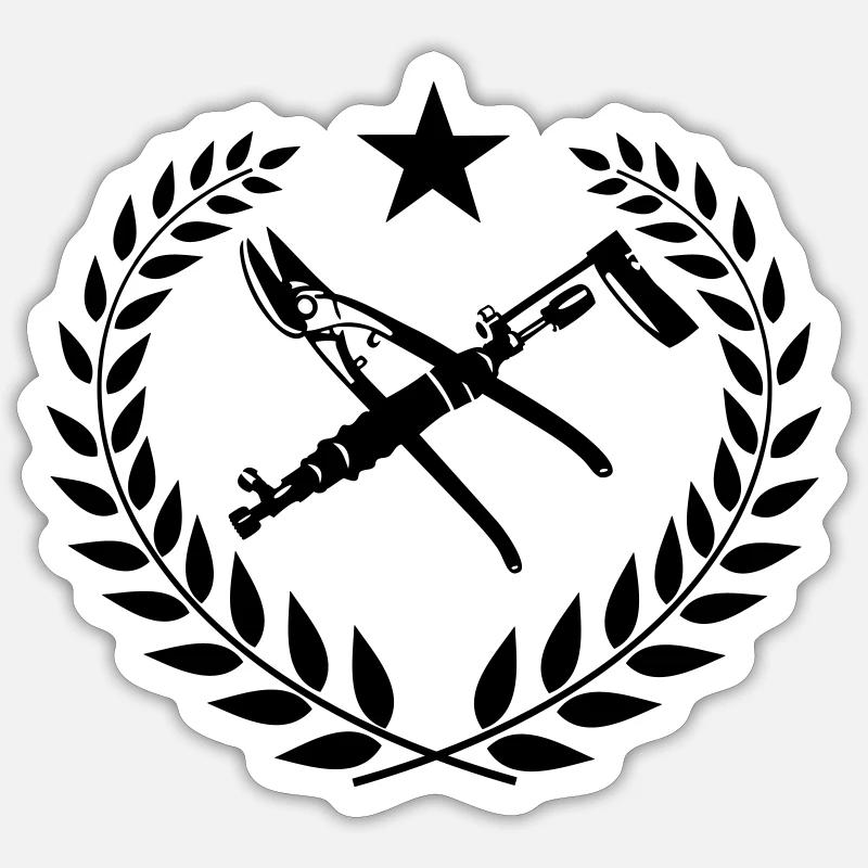 Sticker Größe S (10 x 10 cm) - 