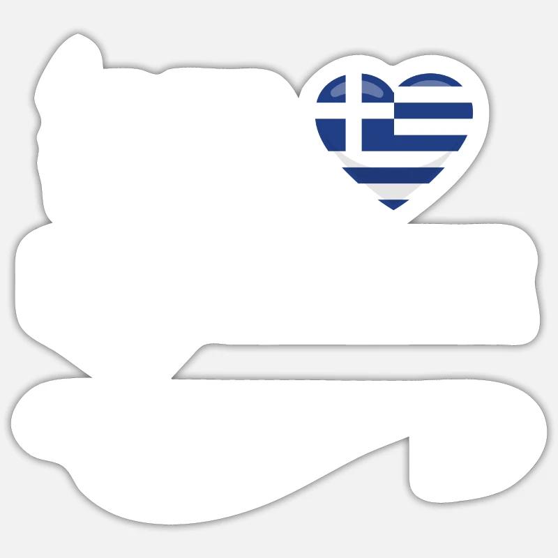 Ouzo Sticker Größe S (10 x 10 cm)