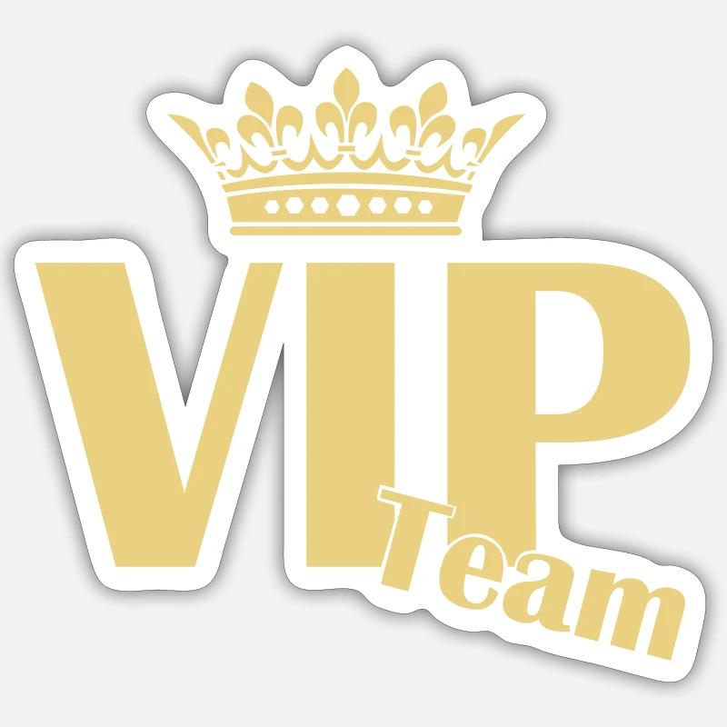 vip team Sticker size S (10 x 10 cm)