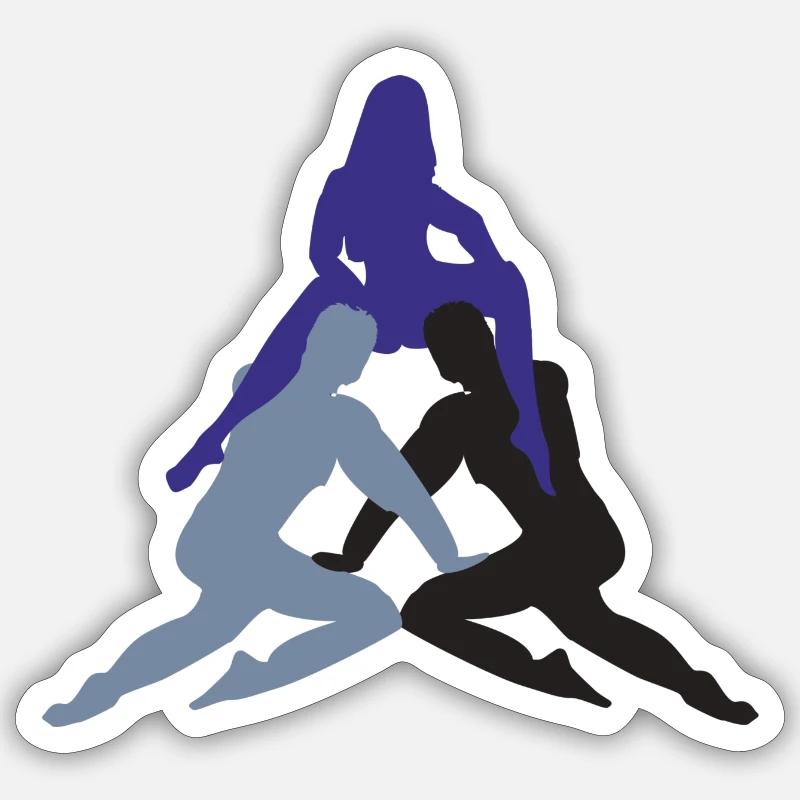 Double fun, or double trouble Sticker size S (10 x 10 cm)