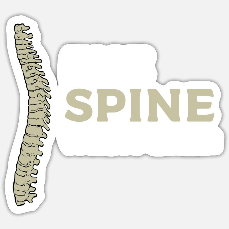 Physiotherapie - Sticker Größe S (10 x 10 cm) - Mattweiß