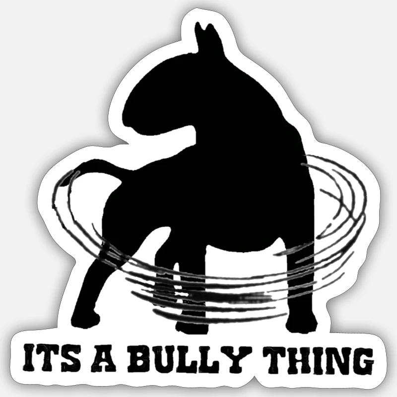 Chose d’intimidation - Sticker taille S (10 x 10 cm) - blanc mat