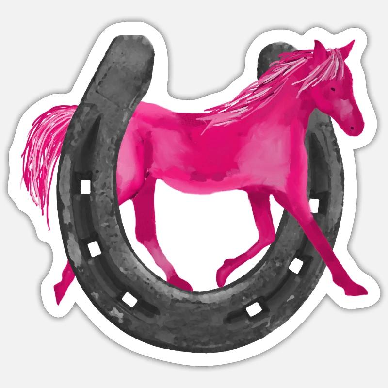 Pony emotion Sticker size S (10 x 10 cm)