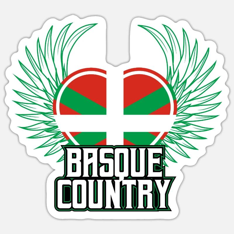 Pays basque Sticker taille S (10 x 10 cm)