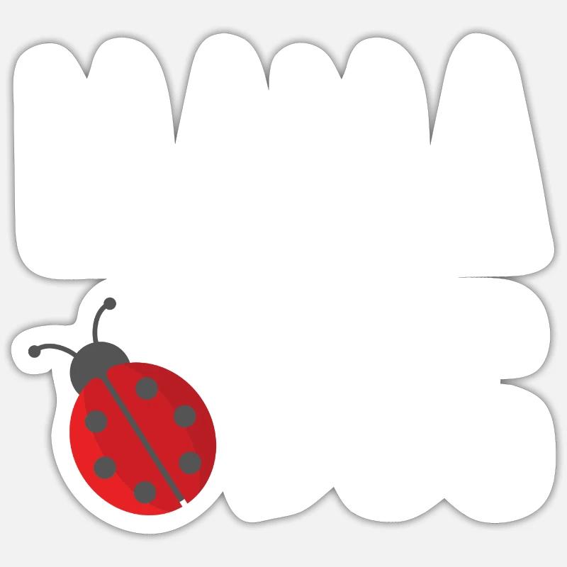 Maman Bug Sticker taille S (10 x 10 cm)