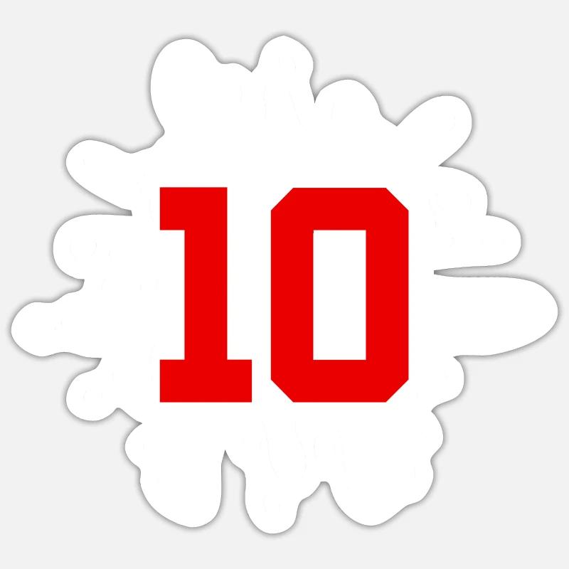 10 Nombre d’objets blob Sticker taille S (10 x 10 cm)